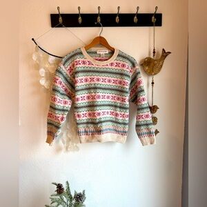 All Week Long Multi-Colored Knit Sweater. Size Small.